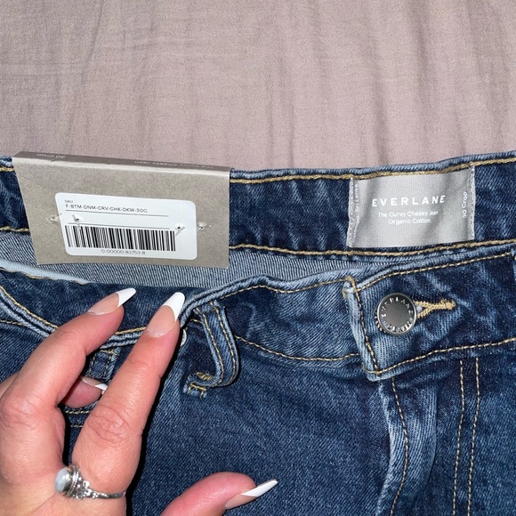 NWT Everlane The Curvy Cheeky Crop Jeans Size 30 - Picture 9 of 10